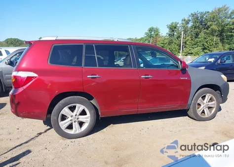 2010 Toyota Highlander Limited V6 z USA, uszkodzony, nr VIN 5TDDK3EH4AS031987
